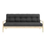 Ciemnoszara rozkładana sofa 205 cm Knob – Karup Design