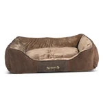 Brązowe pluszowe legowisko dla psa 70x90 cm Scruffs Chester XL – Plaček Pet Products