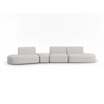 Jasnoszara sofa 412 cm Shane – Micadoni Home