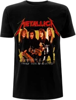 Metallica Tričko Garage Photo Yellow Black 2XL