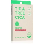 NATURE REPUBLIC Green Derma Tea Tree Cica Relief Care Spot Patch čisticí pleťové náplasti proti akné 60 ks