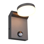 Lampa zewnętrzna z czujnikiem ruchu (wysokość 19 cm) Adour – Trio