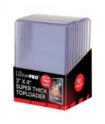 UltraPro Toploader Ultra Pro 3x4 Super Thick 180PT Toploaders - 10 ks