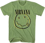 Nirvana Tričko Inverse Smiley Green XL