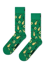 Ponožky Happy Socks Pineapple Sock zelená barva
