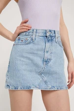 Džínová sukně Tommy Jeans mini, pouzdrová, DW0DW17674