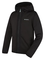 Husky  Artic Zips K black, 122 Detská mikina s kapucňou