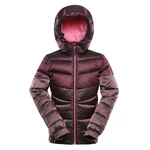 Children's hi-therm jacket with impregnation ALPINE PRO GROLLO pink cosmos