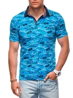 Edoti Printed Men's Polo Shirt