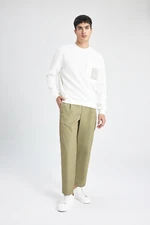 DEFACTO Tapered Fit Straight Leg Trousers