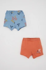 DEFACTO Baby Boy Palm Tree Patterned 2-Piece Shorts