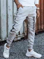 Men's sweatpants with a light grey print Dstreet