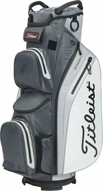 Titleist Cart 14 StaDry Charcoal/Grey/White Sac de chariot de golf