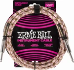 Ernie Ball Braided Instrument Cable Straight/Straight 3 m Gerade Klinke - Gerade Klinke Instrumentenkabel