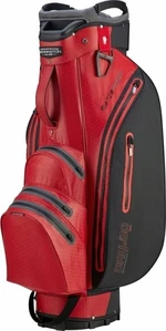 Bennington Grid Orga Cart Bag Red/Grey/Black Sac de chariot de golf