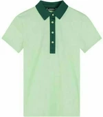 J.Lindeberg Henrietta Debossed Patina Green L Polo-Shirt