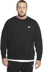 Nike Club Crew Mens Fleece Black/White 2XL Fitness pulóverek