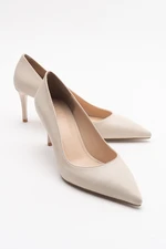 LuviShoes Mercy Beige Skin Women's High Heel Shoes