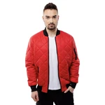 Men's Quilted Jacket GLANO - Red