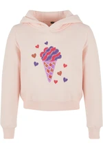 Kids Ice Cream Hoody pink