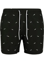 Men's swimwear with embroidery shark/black/white