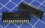 10PCS/LOT LC7522 DIP-28 New original