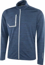 Galvin Green Dennis Insula Lite Mens Zip Sweater Navy/White 3XL Sudadera con capucha/Suéter