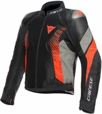 Dainese Super Rider 2 Absoluteshell™ Jacket Black/Dark Full Gray/Fluo Red 52 Chaqueta textil