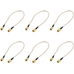 6 Pcs 12 Inch RP-SMA Female To RP SMA Female Plug RF Pigtail Cable RG316