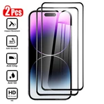 2PCS Full Cover Tempered Glass For iPhone 14 Pro Max Screen Protector For iPhone14 Pro Aifon 14Pro 14 Plus Protective Film Cover