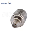 Superbat SMA-TNC Adapter SMA Female to TNC Male Straight Connector for Wireless Antenna