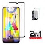 2 In 1 Camera Lens Protective Glass for Samsung Galaxy M31 m 31 m315 Screen Protector Tempered Glass on for Samsung m31