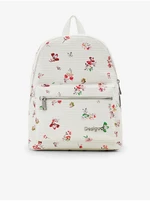 Desigual Delirium Mombasa Mini White Women's Floral Backpack - Women