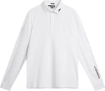 J.Lindeberg Tour Tech Mens Long Sleeve White M Polo-Shirt