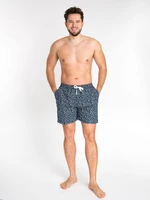 Yoclub Man's Swimsuits Men's Beach Shorts P3 Navy Blue