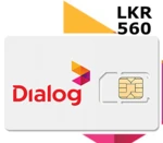 Dialog 560 LKR Mobile Top-up LK