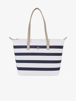 Tommy Hilfiger Poppy Tote Corp Stripes Kabelka Modrá