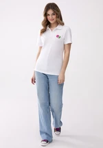 Folkstar Woman's Polo Shirt Embroidery