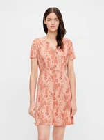 Orange Floral Dress Pieces Emanuelle