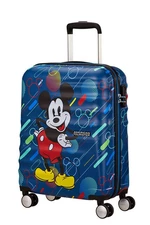 American Tourister Kabinový cestovní kufr Wavebreaker Disney Spinner 36 l - matná modrá