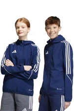 Dětská bunda adidas Performance TIRO23 tmavomodrá barva