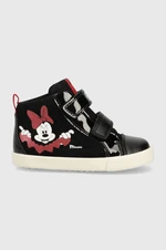 Dětské sneakers boty Geox x Disney černá barva