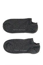 Ponožky Tommy Hilfiger 2-pack dámské, šedá barva, 343024001