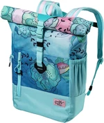 Meatfly Holler Backpack Mint Flowers 28 L Zaino