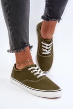 Classic Women's Sneakers Dark Green Olvali Sneakers