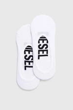 Ponožky Diesel 2-pak SKM-HIDEPAT pánske, biela farba, 00S0MG.0LDAZ