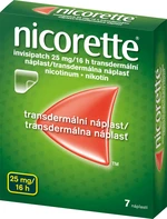 NICORETTE ® invisipatch 25 mg/16 h, transdermální náplast 7 ks