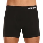 Nedeto Pánské boxerky bezešvé bambusové černé (NDTB001S) XL