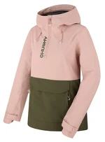 Husky Nabbi L L, lt. pink/khaki Dámská outdoor bunda