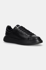 Kožené sneakers boty BALR. Game Day Hexagon Sneaker černá barva, B1511.1038